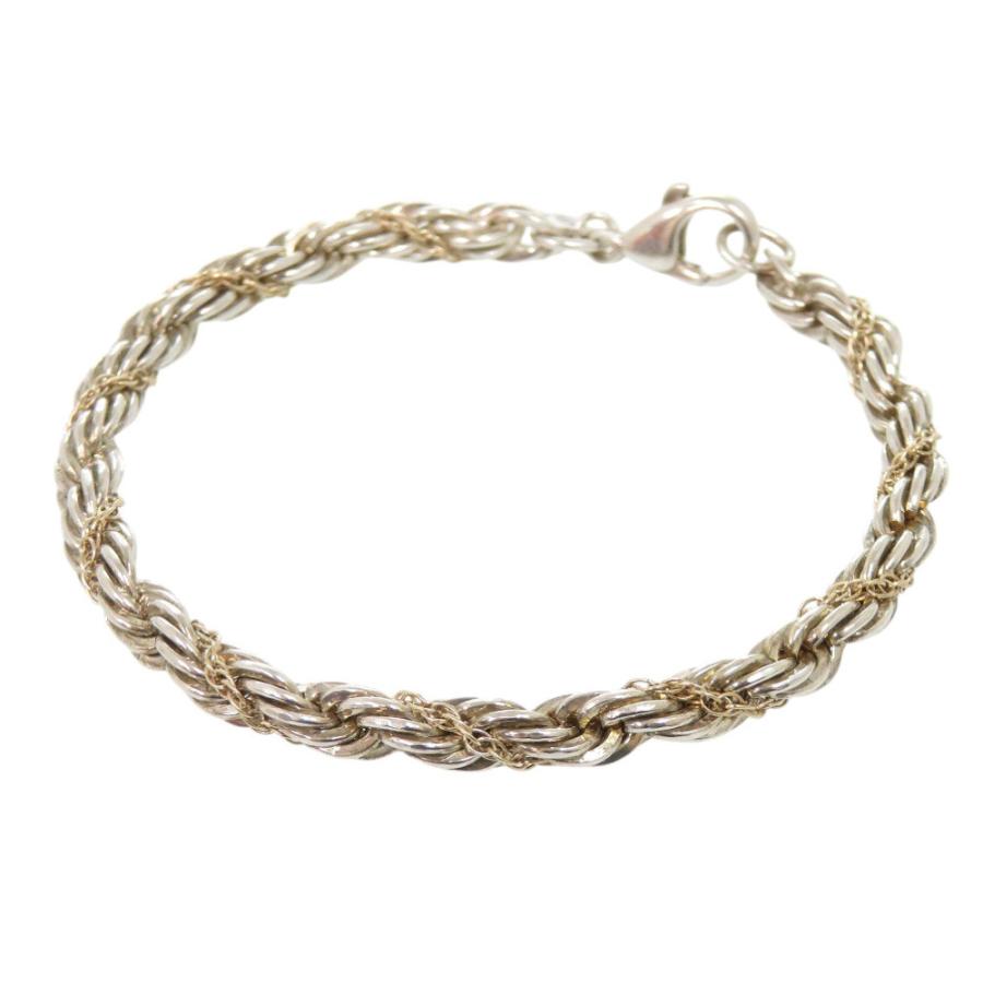 TIFFANY&Co.（ティファニー） 美品 ツイストロープ シルバー925/K14
