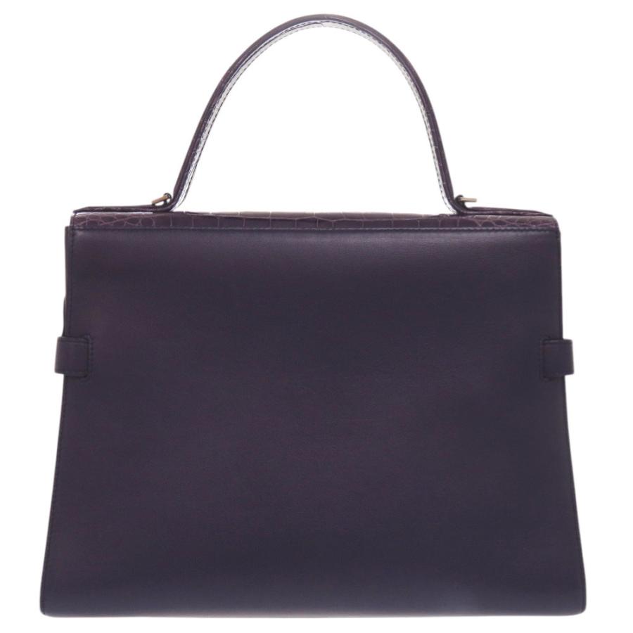 美品 デルボー タンペート MM Tempete 2Way ショルダーバッグ シルバー 