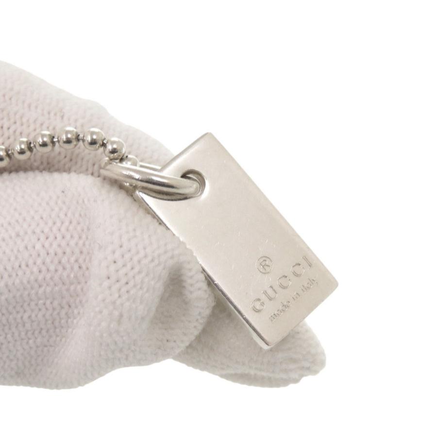 美品 GUCCI グッチ Gロゴ ボールチェーン シルバー ブレスレット GUCCI（グッチ） ロゴプレート ボールチェーン シルバー925