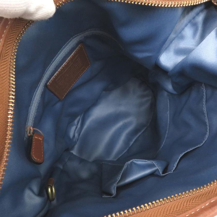 コーチ パッチワーク デニム レザー ブルー ブラウン ショルダーバッグ 1929【中古】COACH COACH（コーチ） パッチワーク デニム レザー ブルー ブラウン
