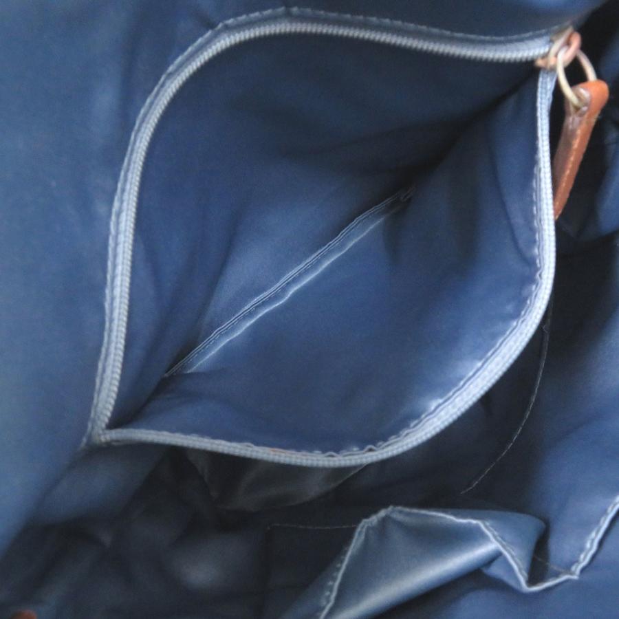 COACH（コーチ） パッチワーク デニム レザー ブルー ブラウン