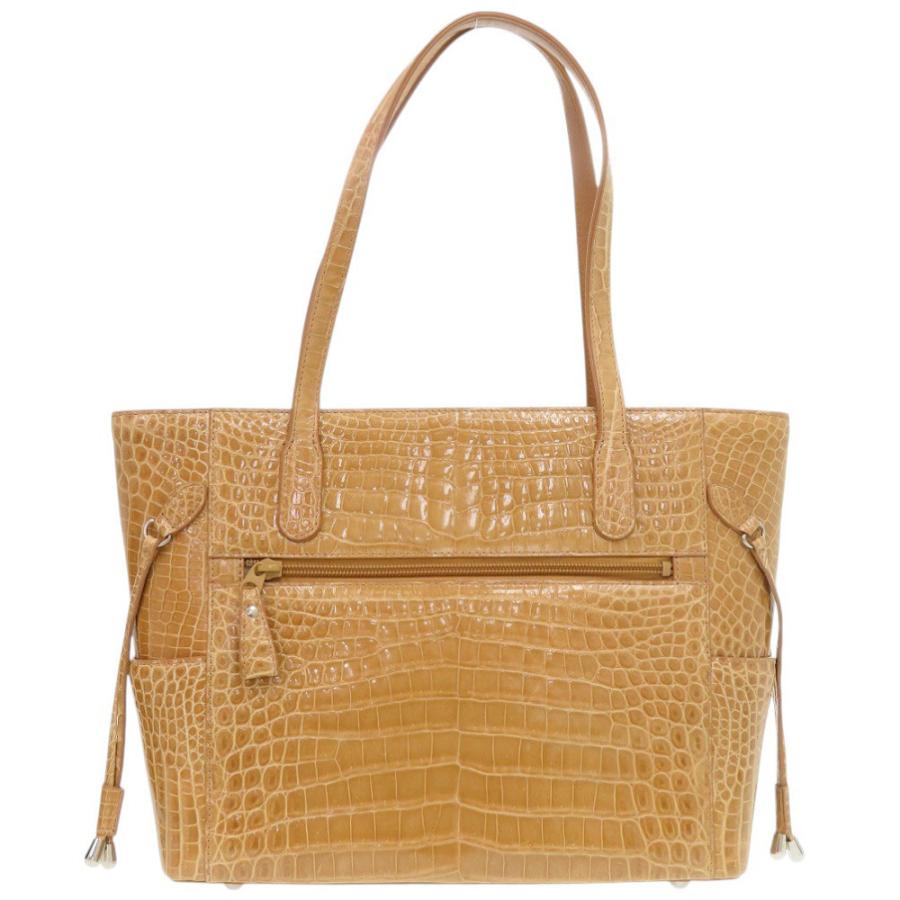 GRES（グレ） 美品 JRA クロコダイル ベージュ トートバッグ 1963 GRES
