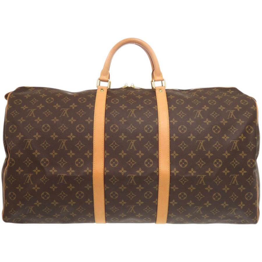 美品 ルイ ヴィトン キーポル60 モノグラム M41422 ボストンバッグ LV