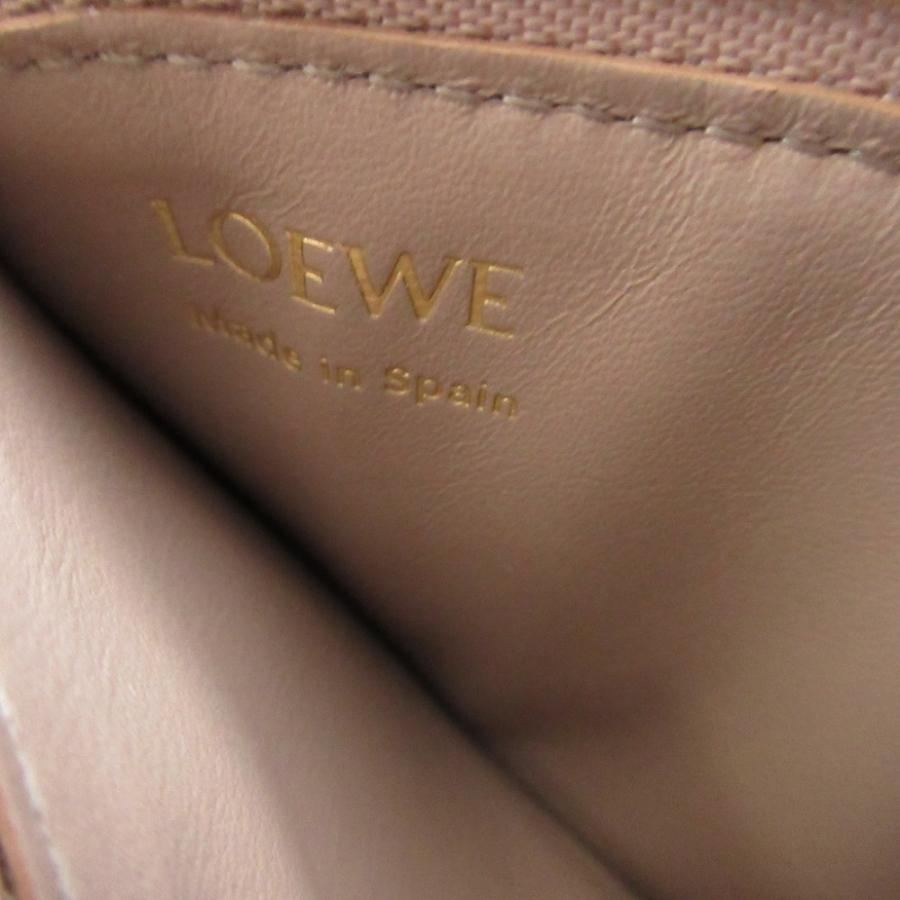 未使用 ロエベ ペブル 24年製 レザー ベージュ コインケース カードケース フラグメントケース 0379 LOEWEの画像