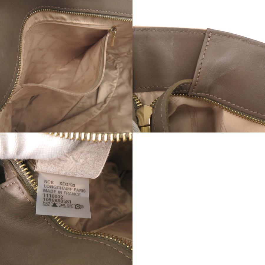 LONGCHAMP（ロンシャン） 2way レザー ブラウン ピンクベージュ トート