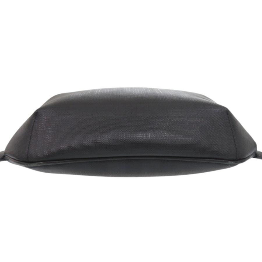BURBERRY（バーバリー） 美品 PVC/レザー ブラック ボディバッグ