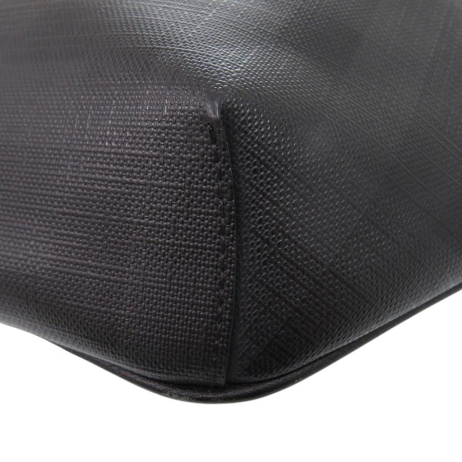 BURBERRY（バーバリー） 美品 PVC/レザー ブラック ボディバッグ