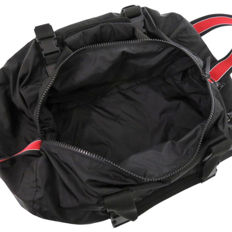 美品 ジバンシィ ナイロン ブラック レッド 2way ボストンバッグ 黒
