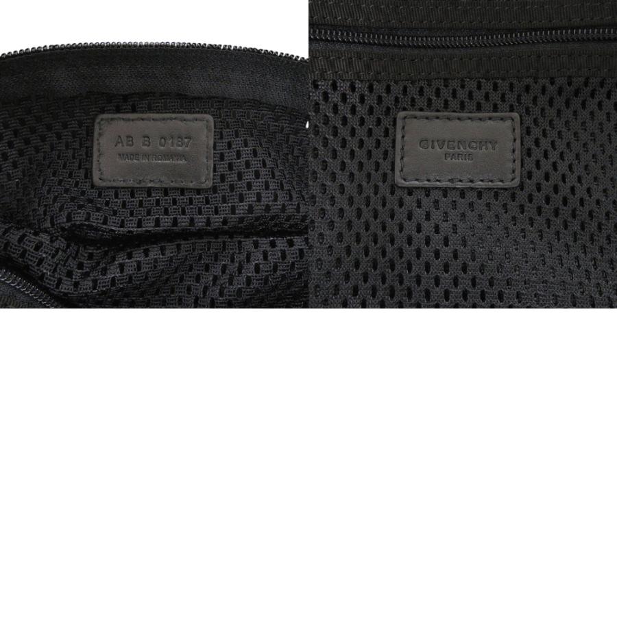 美品 ジバンシィ ナイロン ブラック レッド 2way ボストンバッグ 黒