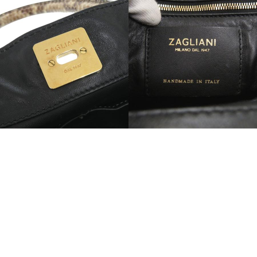ザリアーニ パイソン ブラウン トートバッグ 0709 ZAGLIANI : LIFE 
