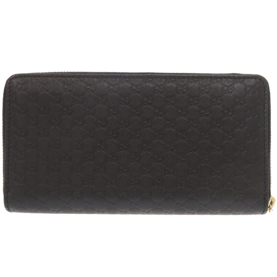 新品同様 グッチ マイクログッチシマ リボン 388680 ブラック ラウンドファスナー 長財布 黒 0731【中古】GUCCI GUCCI（グッチ） 新品同様 マイクログッチシマ リボン 388680 ブラック