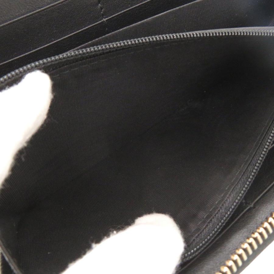 新品同様 グッチ マイクログッチシマ リボン 388680 ブラック ラウンドファスナー 長財布 黒 0731【中古】GUCCI GUCCI（グッチ） 新品同様 マイクログッチシマ リボン 388680 ブラック