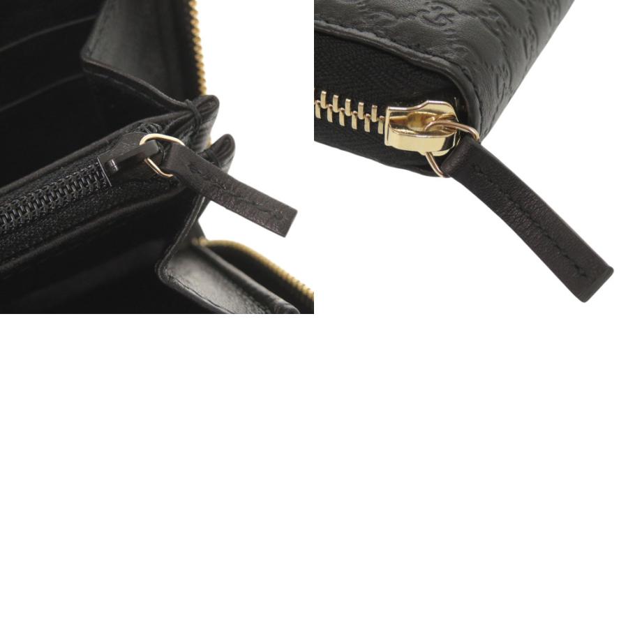 GUCCI（グッチ） 新品同様 マイクログッチシマ リボン 388680 ブラック