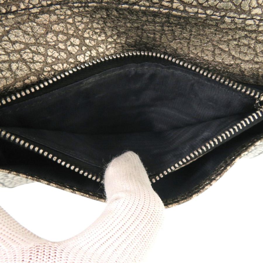 CELINE（セリーヌ） 美品 レザー ガンメタリック 長財布 0973 CELINE