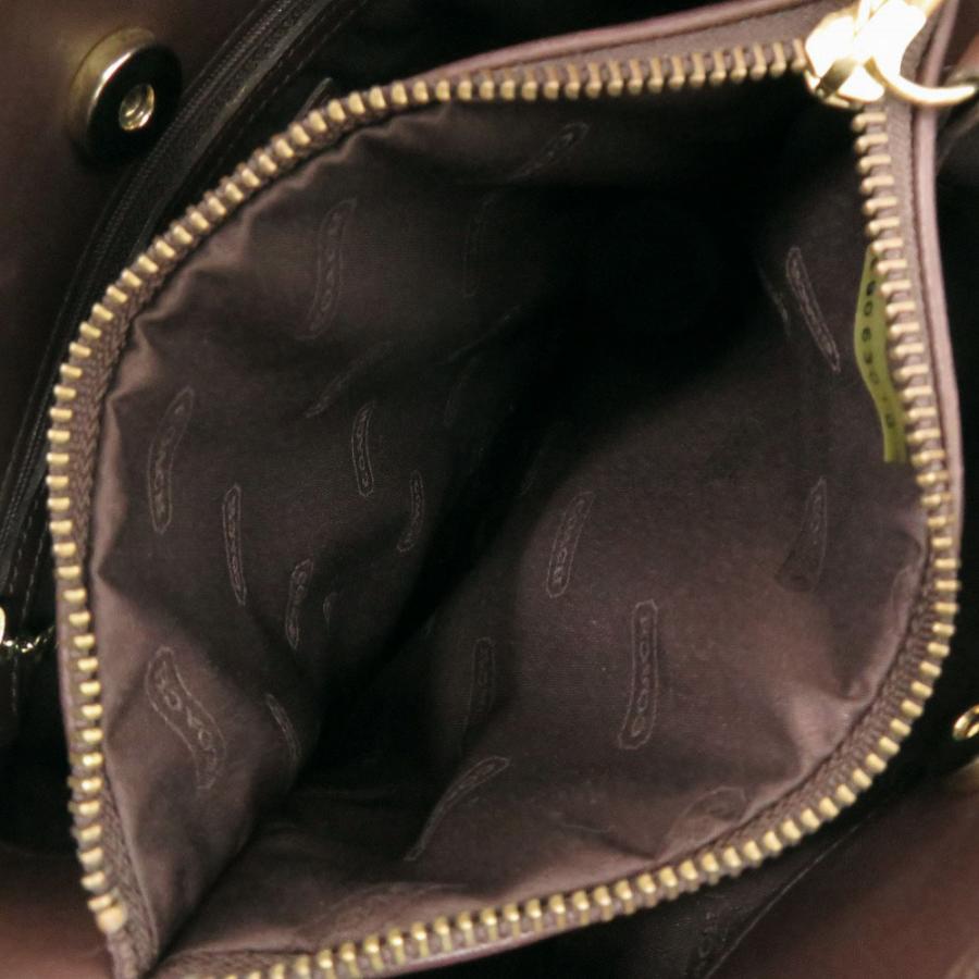 COACH（コーチ） オールドコーチ レザー ブラウン ショルダーバッグ 茶