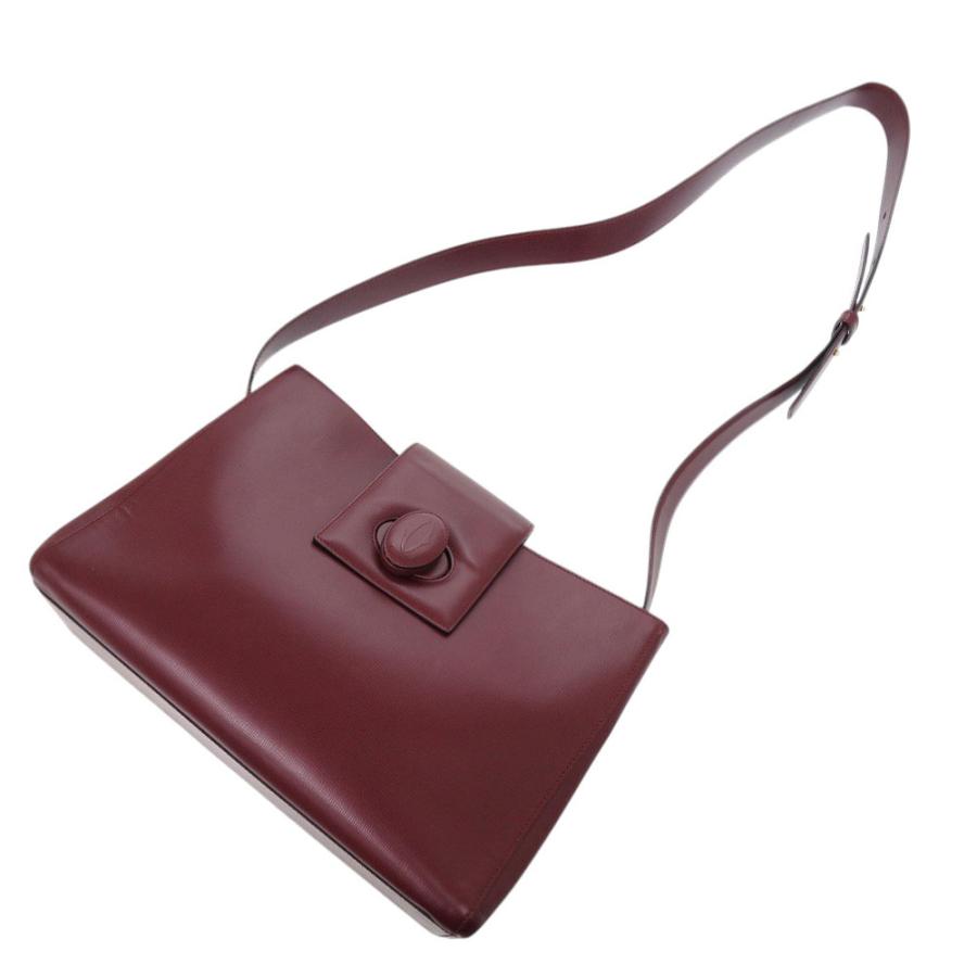 Cartier（カルティエ） 美品 マストライン レザー ボルドー ショルダー