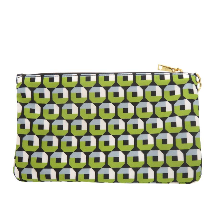 PRADA（プラダ） 新品同様 ナイロン グリーン ポーチ 緑 1289 PRADA