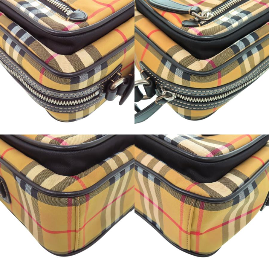 Burberry チェック柄 ボディバッグ チェック クロスボディバッグ​ (サンドベージュ) - メンズ, ナイロン