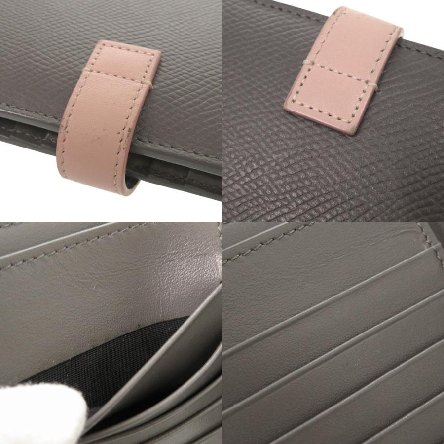 CELINE（セリーヌ） バイカラー ミディアムストラップ レザー グレー