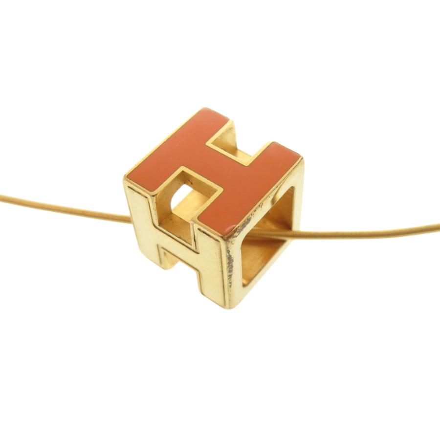 HERMES（エルメス） 美品 カージュドアッシュ Hキューブ メタル