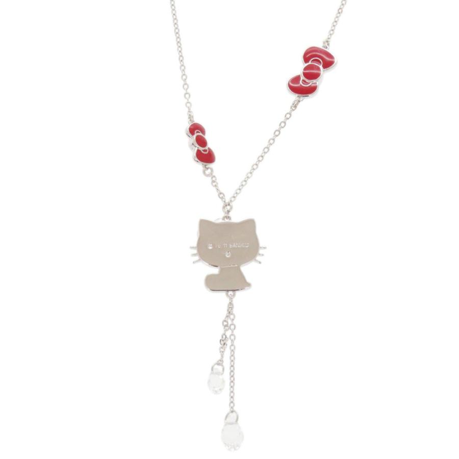 SWAROVSKI × Hello Kitty ネックレスハローキティ ストーン SWAROVSKI（スワロフスキー） 美品 ハローキティ ラインストーン