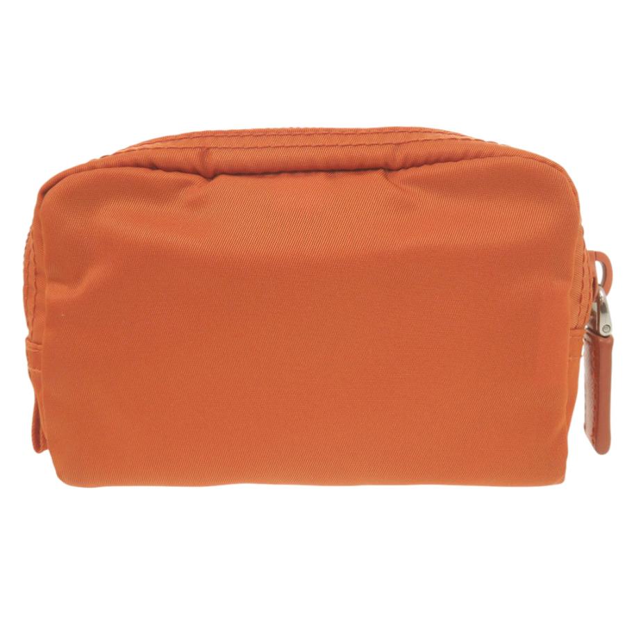 PRADA（プラダ） 美品 ヴェラ 1N0339 ナイロン オレンジ ポーチ 1687