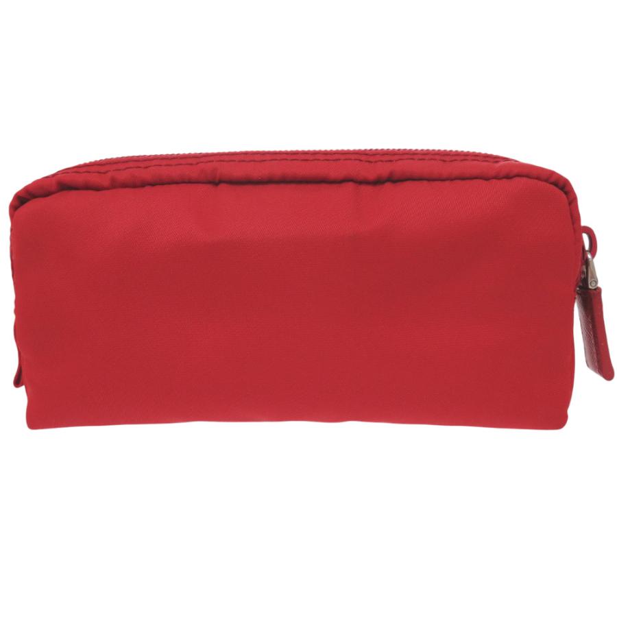 PRADA（プラダ） 美品 ヴェラ 1N1412 ナイロン ポーチ バッグ 赤 1688