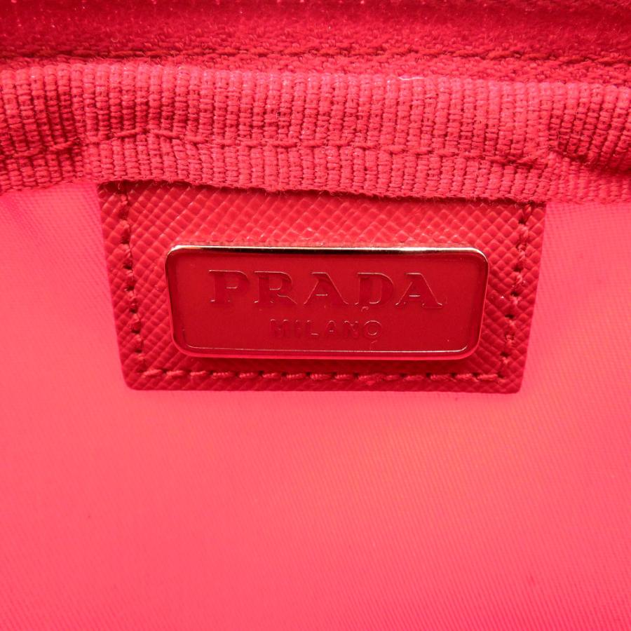 PRADA（プラダ） 美品 ヴェラ 1N1412 ナイロン ポーチ バッグ 赤 1688