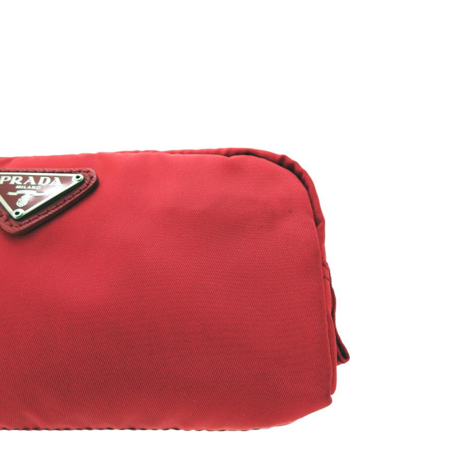 PRADA（プラダ） 美品 ヴェラ 1N1412 ナイロン ポーチ バッグ 赤 1688