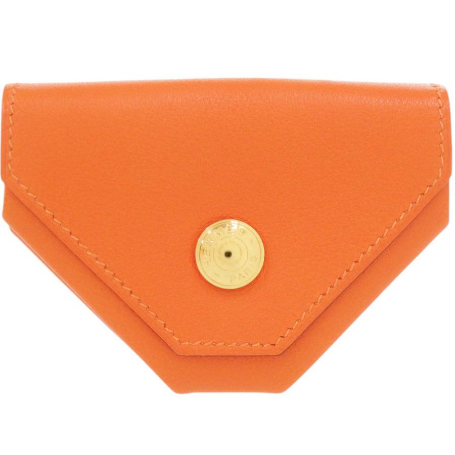 【新品未使用】エルメス ルヴァンキャトル ケース オレンジ系　箱付 HERMES（エルメス） 美品 ルヴァンキャトル ヴォーガリバー オレンジ