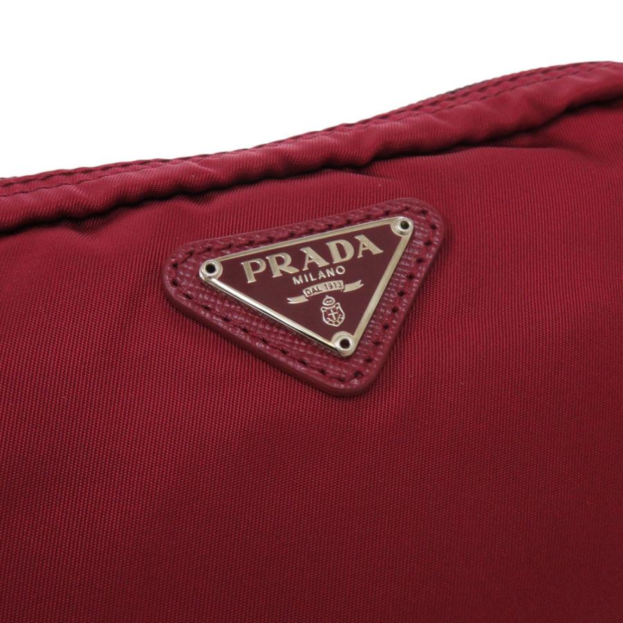 PRADA（プラダ） 新品同様 1N0021 トライアングルロゴ ナイロン レッド