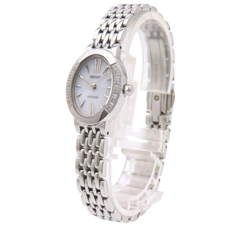 SEIKO（セイコー） エクセリーヌ ダイヤベゼル V117-0AV0 ソーラー