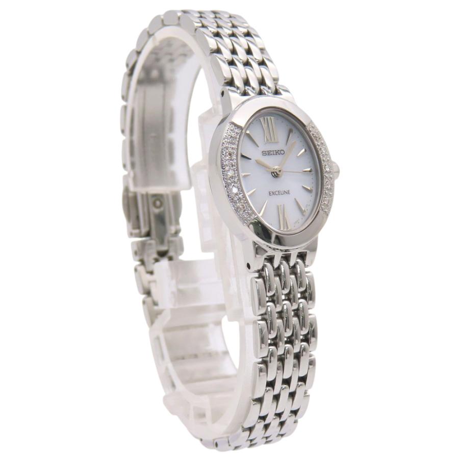 SEIKO（セイコー） エクセリーヌ ダイヤベゼル V117-0AV0 ソーラー