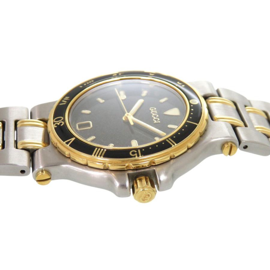 GUCCI（グッチ） 美品 9700M SS グレー ゴールド シルバー クオーツ