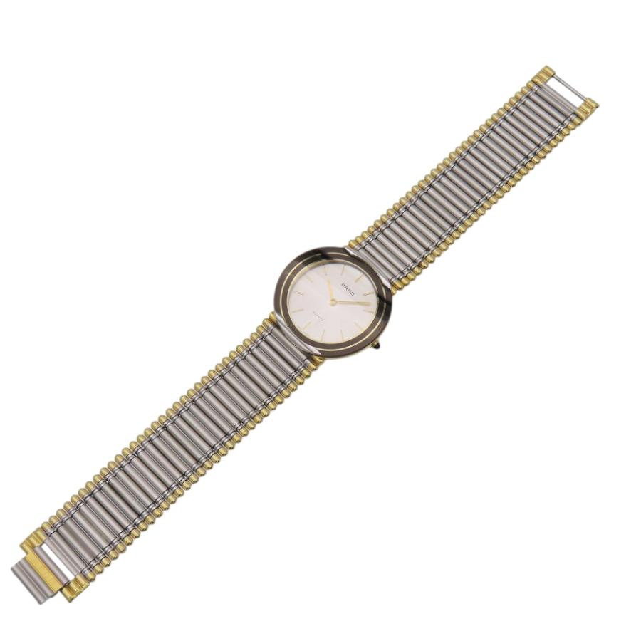 RADO（ラドー） 美品 ラウンド 121.9586.4 クオーツ 腕時計 ステンレス