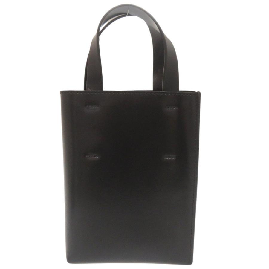 MARNI（マルニ） 美品 Museo ミュゼオ ナノ レザー ブラック 2WAY 