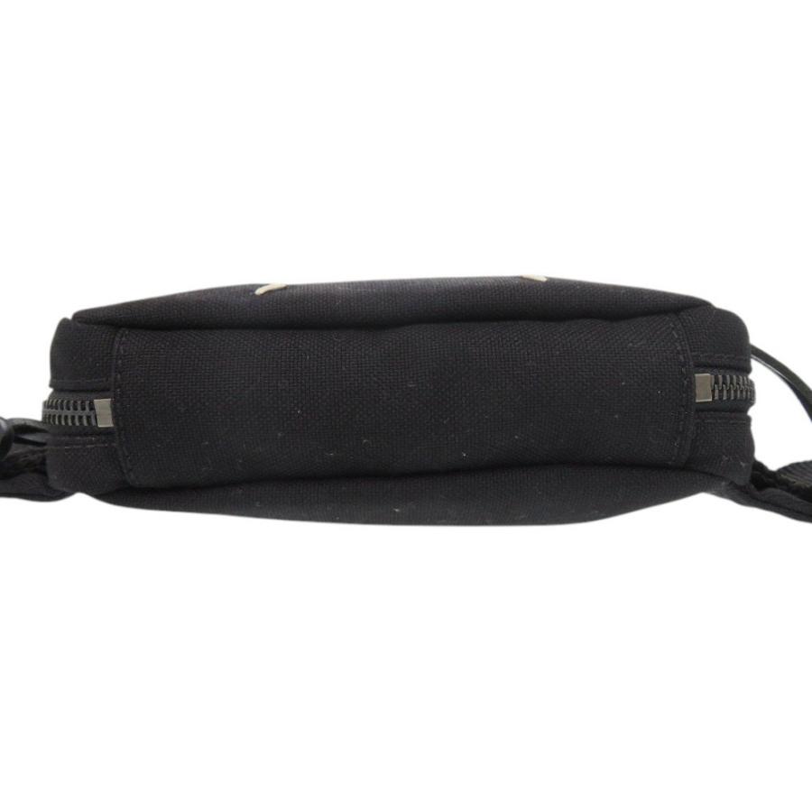 Maison Margiela ウエストポーチ 4 ステッチ ブラック 美品 メゾン マルジェラ 4ステッチ キャンバス ブラック ボディバッグ