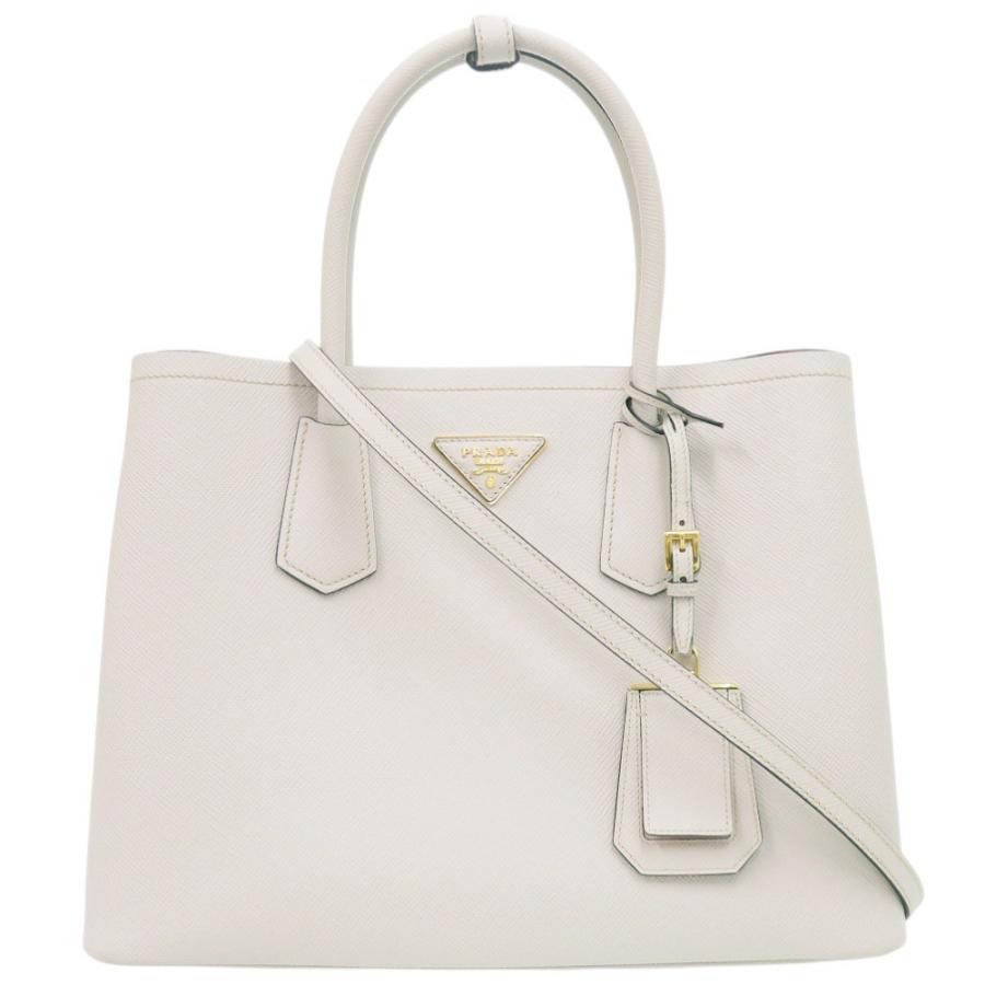 PRADA（プラダ） 新品同様 2WAY サフィアーノ トライアングル 1BG775 