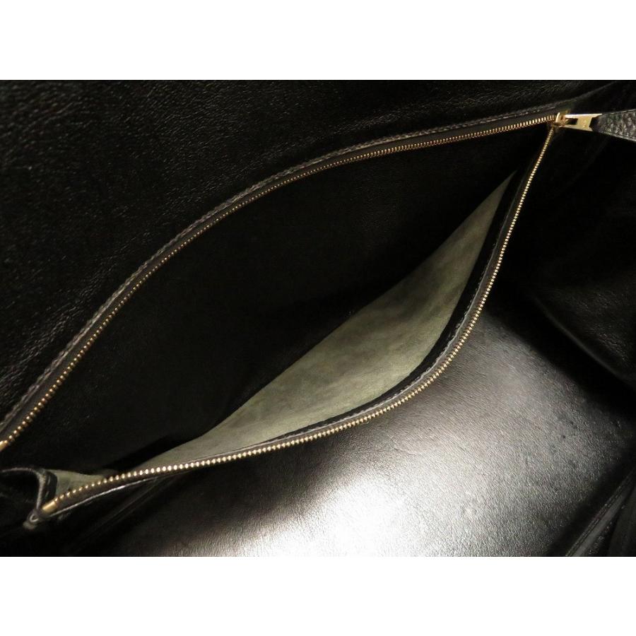 激安正規品 バーキン40 エルメス アルデンヌ 0077 中古 Hermes 黒 メンズ バッグ ハンドバッグ ゴールド金具 F刻印 ブラック バッグ