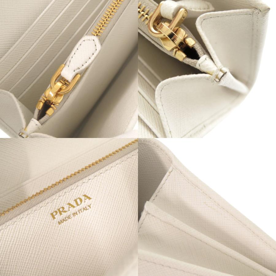 PRADA（プラダ） 新品同様 サフィアーノレザー 1MH311 ホワイト 長財布 