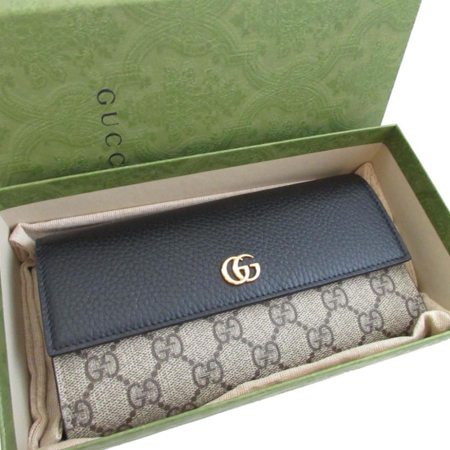 GUCCI（グッチ） 未使用 ダブルG 735594 GGスプリーム レザー ベージュ