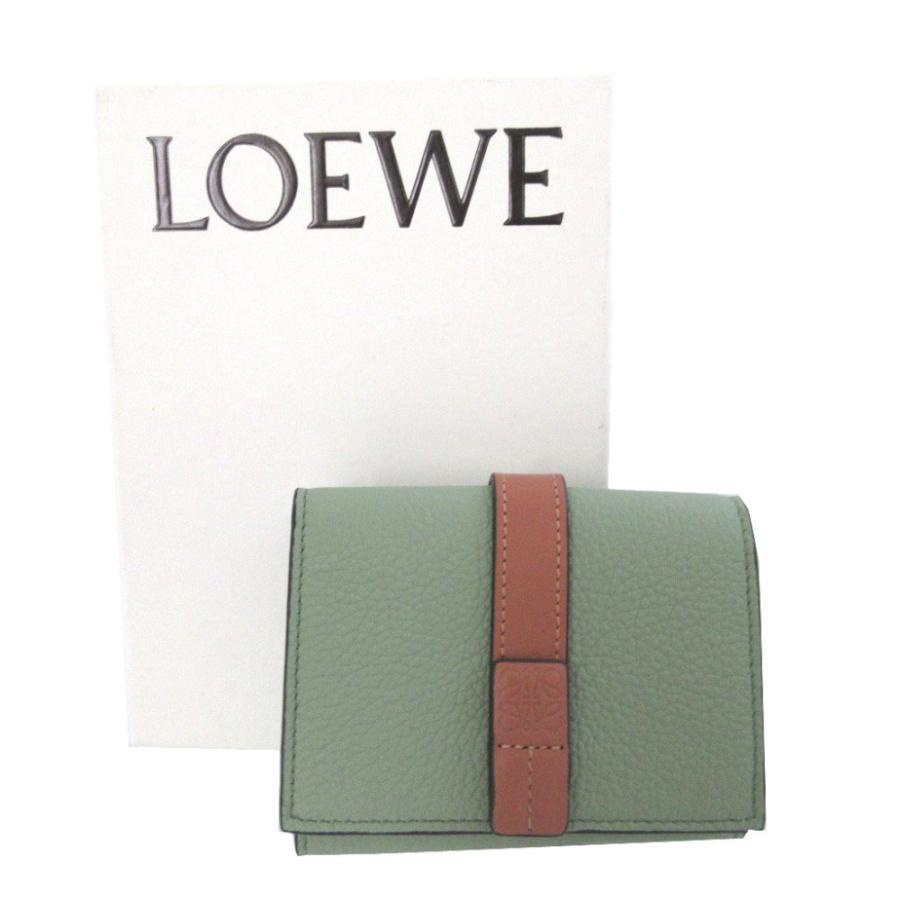 LOEWE（ロエベ） 新品同様 アナグラム トライフォールド レザー