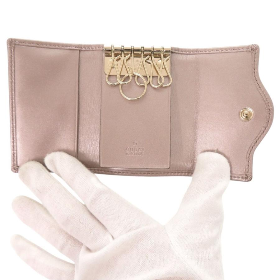 GUCCI グッチ キーケース マイクログッチ ピンク 新品未使用 GUCCI（グッチ） 新品同様 インターロッキングG マイクログッチシマ