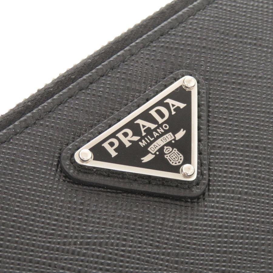 PRADA（プラダ） 美品 トライアングルロゴ サフィアーノレザー 2MC086