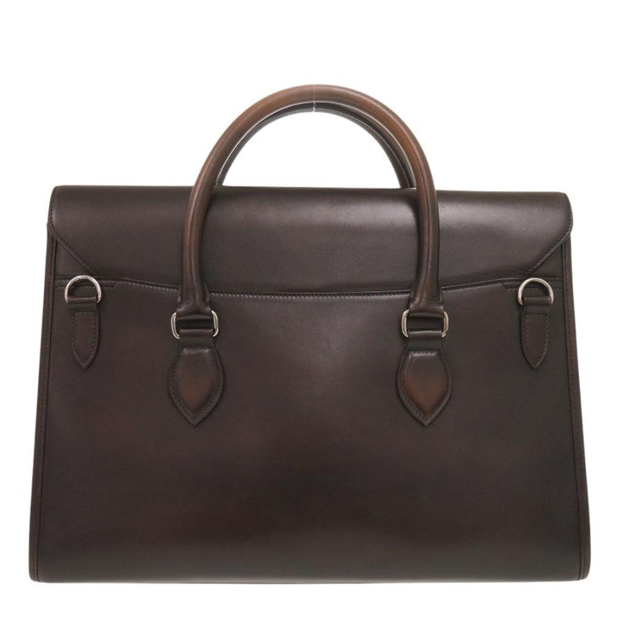 ベルルッティ ビジネスバッグ エミーオ レザー ブラウン ブリーフケース 2way ハンドバッグ 0155【中古】BERLUTI ベルルッティ ビジネスバッグ エミーオ レザー ブラウン ブリーフ