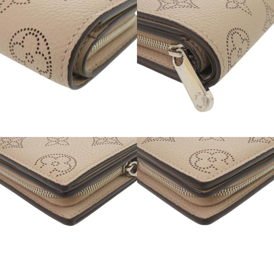 美品◇ ルイヴィトン モノグラム マヒナ ポルトフォイユ・クレア ガレ LOUIS VUITTON（ルイ・ヴィトン） 財布 二つ折り レディース 小物