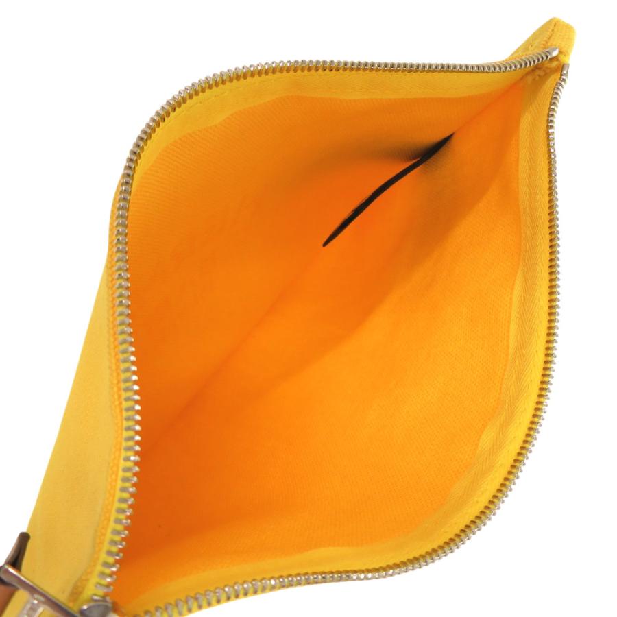 HERMES（エルメス） 新品同様 フラットポーチPM コットンキャンバス