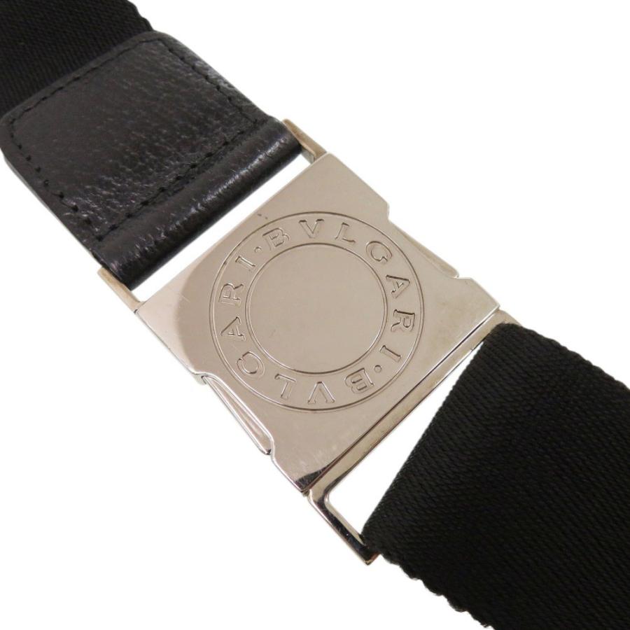 未使用✨BVLGARI ブルガリ　ロゴマニア　ボディバッグ　キャンバス　ブラック BVLGARI（ブルガリ） ロゴマニア キャンバス ブラック ボディバッグ