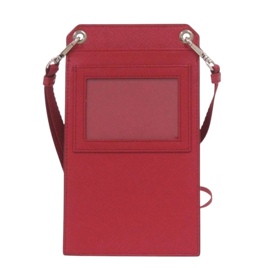 PRADA（プラダ） 美品 スマホショルダー フォンケース トライアングル