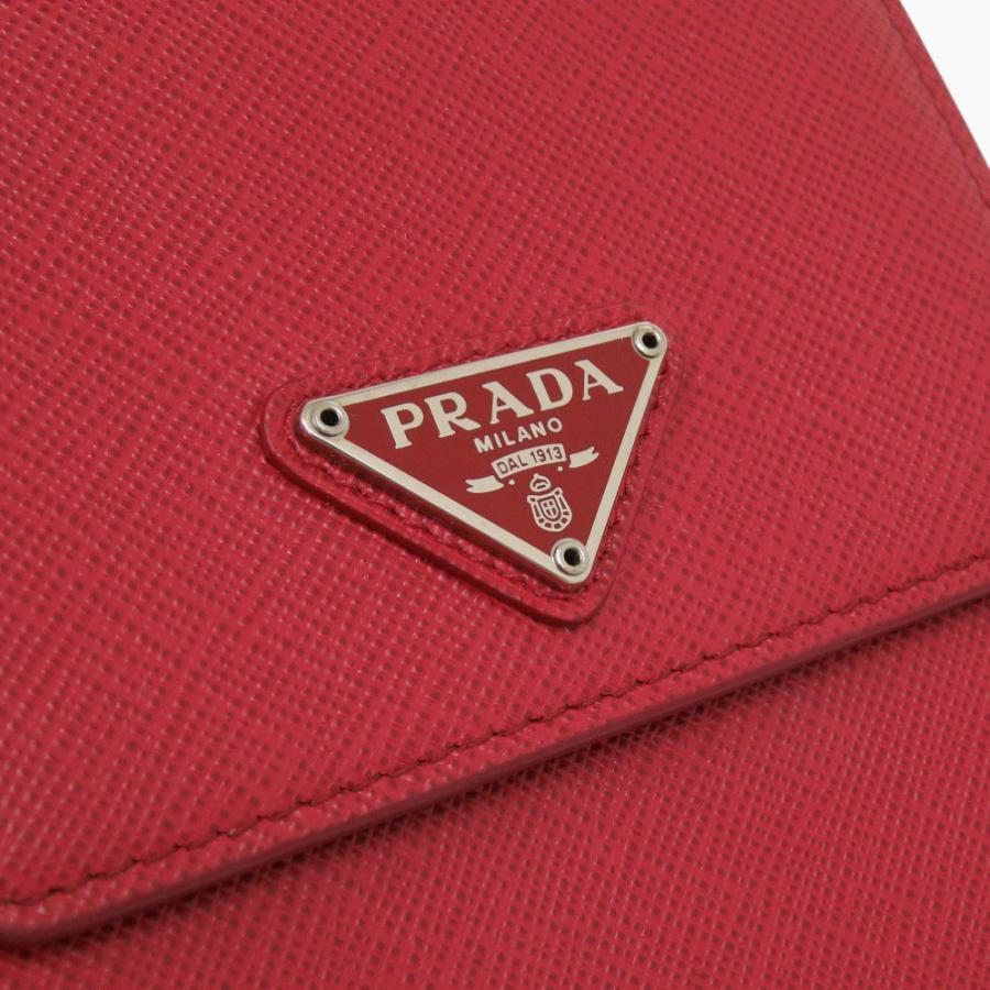 PRADA（プラダ） 美品 スマホショルダー フォンケース トライアングル